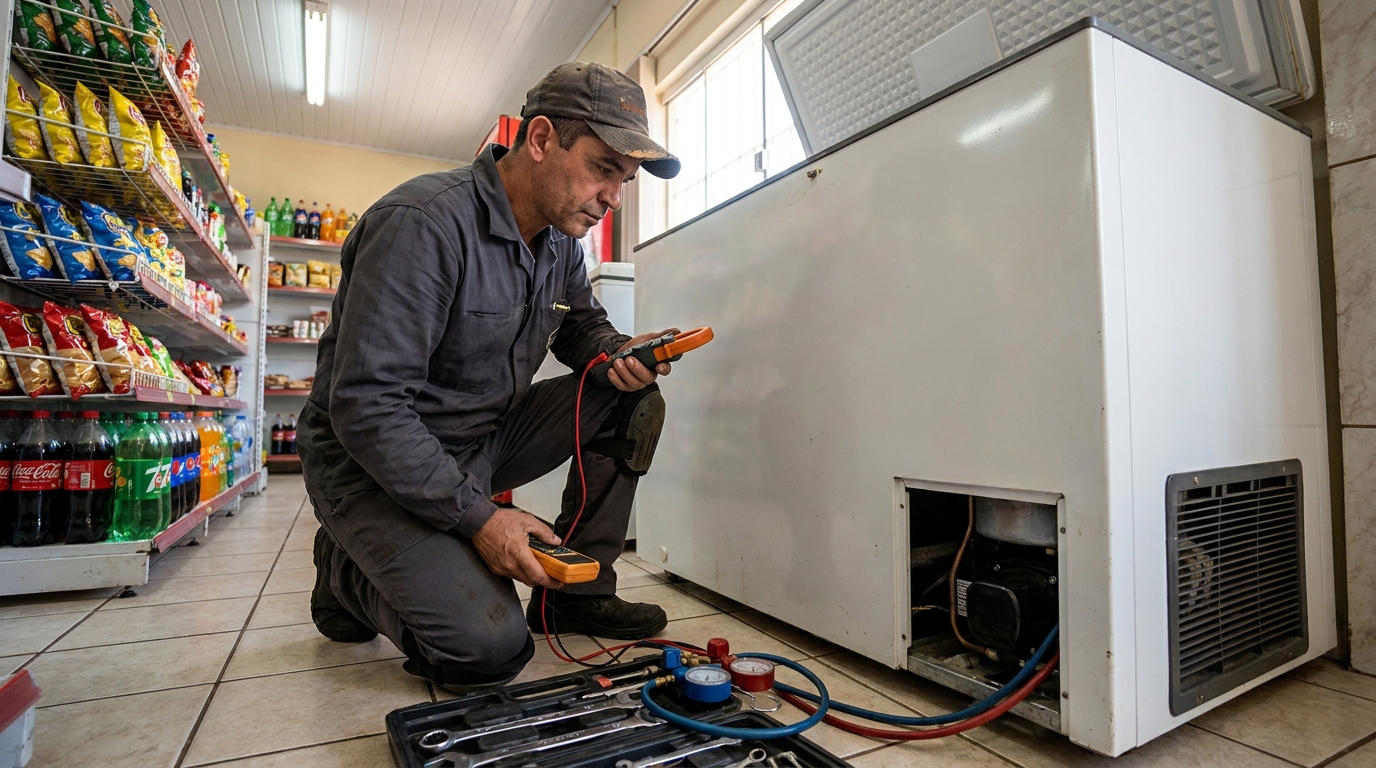 Conserto de placa eletrônica de freezer em Cabo Frio‑RJ